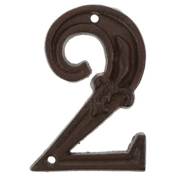 ŻELIWNYMETALCYFROWE ZNAKI VINTAGE NUMERY ADRESU DOMU DRZWI BIUROWE