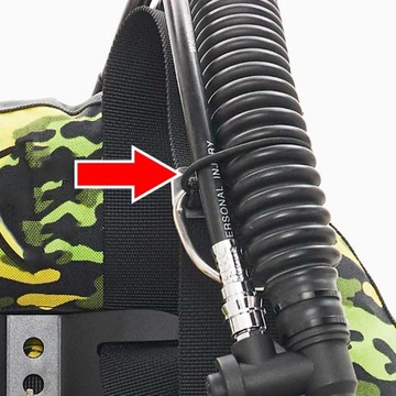 5x2 шт., задняя пластина для подводного плавания с аквалангом, трубка, 5 шт.