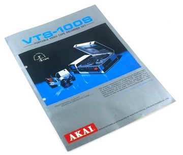 AKAI VTS-100S Prospekt ok 1974