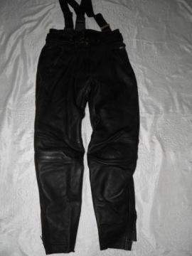 POLO SPODNIE MOTOCYKLOWE SKÓRZANE DAMSKIE R 38