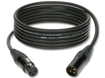 KABEL XLR KLOTZ MY206 PRZEWÓD MIKROFONOWY NEUTRIK