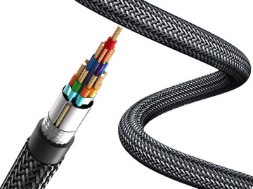KABEL PRZEWÓD WIDEO DP 1.2 DISPLAYPORT DO DISPLAY PORT 4K 8K 60HZ 1M 100CM