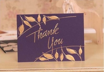175X125mmTHANK YOU Style greeting cards gift