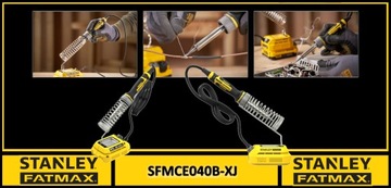 ПАЯЛЬНИК STANLEY FATMAX НА АККУМУЛЯТОРЕ V20, корпус 18 В, SFMCE040B-XJ