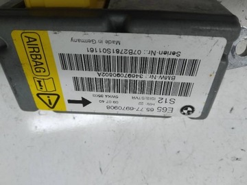 ДАТЧИК AIRBAG Подушка безопасности6, комплект модулей Bmw 7 Series IV E65/66/67/68