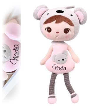 Metoo Lalka Miś Koala 50 cm z Imieniem Prezent dla Dziecka na Narodziny