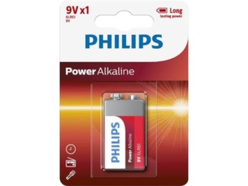Bateria 9V alkaliczna PHILIPS blister 6LR61