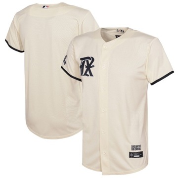 Kremowa replika koszulki Texas Rangers City Connect, 3XL