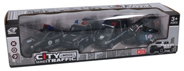 Автомобиль ПОЛИЦИЯ SWAT комплект из 4 шт. 4831