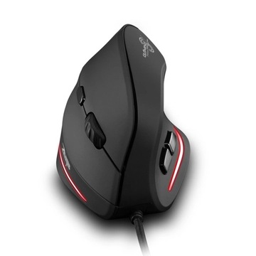 ZELOTES Gamer przewodowa mysz pionowa 9 przycisków T-50 USB przewodowa pion