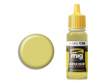 Farba akrylowa Faded yellow A.MIG130 AMMO Mig