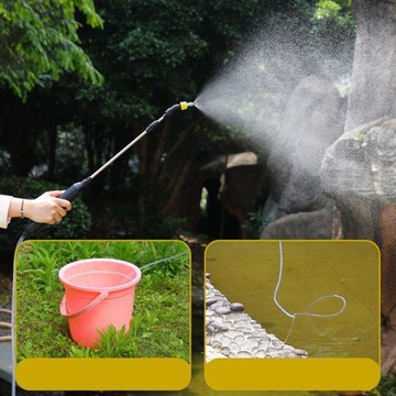 Пистолет для полива сада Портативный пистолет-распылитель с 3 насадками