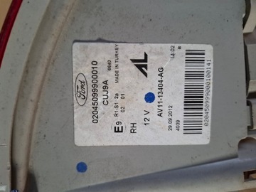 FORD B-MAX 2012 SVĚTLO PRAVÁ ZADNÍ AV11-13404-AG