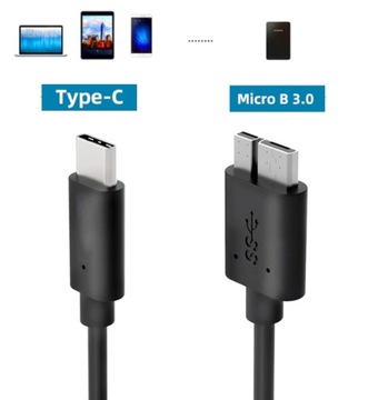 Kabel do dysku USB-C do Micro USB 3.0 MacBook