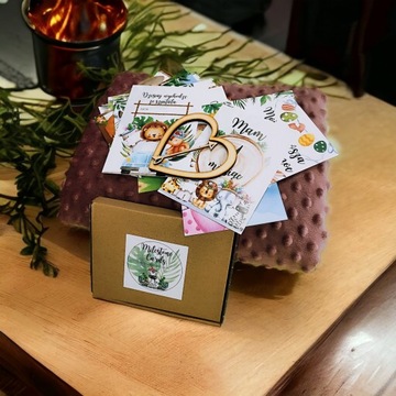 FOTO MATA do zdjęć Kocyk TŁO do zdjęć Fotokocyk BABYSHOWER GRATIS KARTY
