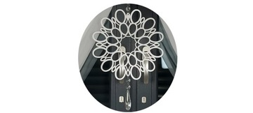 GIRLANDA ZAWIESZKA AŻUR PIĘKNA OZDOBA DO OKNA 80 CM ORNAMENT 1 +KRYSZTAŁEK