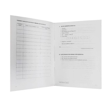 Książeczka Zdrowia Dziecka, Książeczka Szczepień wzór na 2024r A5