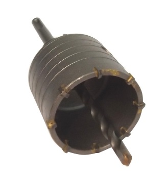 OTWORNICA DO BETONU MURU 65mm SDS+ ADAPTER + FREZ