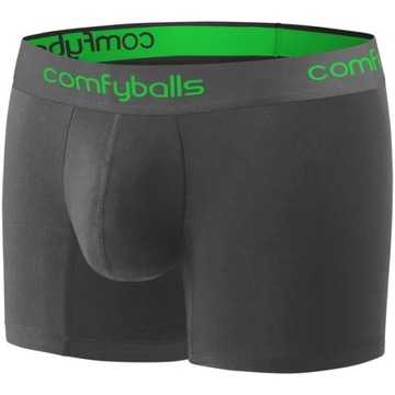 COMFYBALLS Bokserki do biegania LONG PERFORMANCE rust red M
