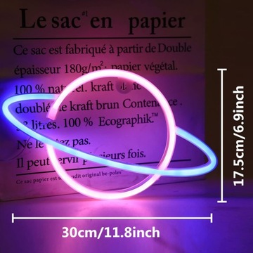Neon Bedee Planet Neon Light 30 x 17,5 cm