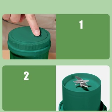 ПОРТАТИВНАЯ КРУЖКА-МИКСЕР ДЛЯ ФРУКТОВОЙ СОКОВЫЖИМКИ, 6 ЛЕЗВИЙ, 1200МАЧ, ФРУКТЫ