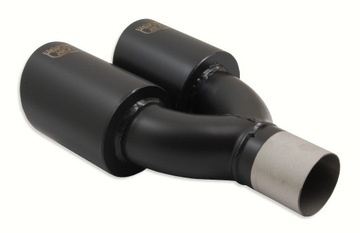 Наконечник глушителя круглый 90 мм | двойной левый