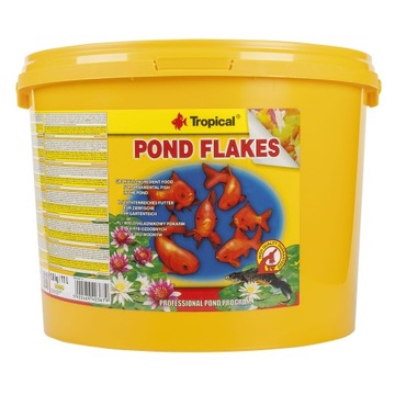 Pond Flakes Pokarm płatkowy dla ryb w oczku wodnym karasi i karpi KOI 11L