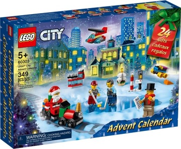 Кубики LEGO CITY Адвент-календарь 60303 *БОЛЬШОЙ*