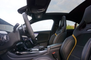 Mercedes CLA C118/X118 Shooting Brake AMG 2.0 45 S AMG 421KM 2022 Mercedes-Benz CLA 45S AMG 4Mat., Bezwypadek, SalonPL, Tempomat, Asyst par, zdjęcie 6