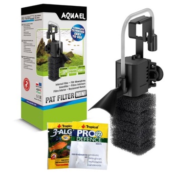 AQUAEL PAT MINI FILTR WEWNĘTRZNY 450L/H AKWARIUM
