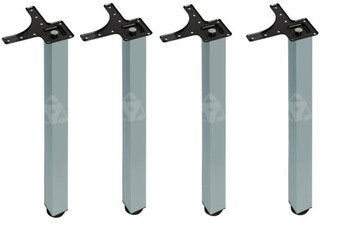 NOGA NOGI DO STOŁÓW L-820 KWADRAT ALUMINIUM 4SZT