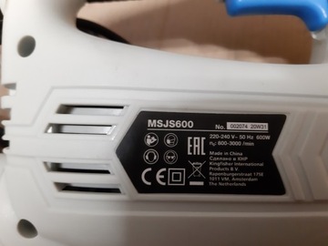Лобзик MacAllister MSJS600 600Вт 80мм КАК НОВЫЙ