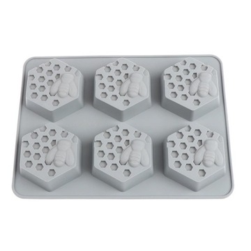 FORMA SILIKONOWA 6w1 PLASTER MIODU sześciokątne
