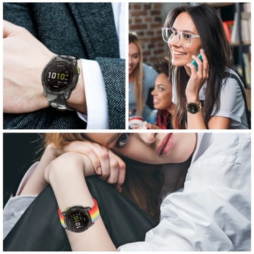 Официальный нейлоновый ремешок 26 мм 22 мм для Garmin Enduro 2/Fenix ​​6X6 Pro 5X5