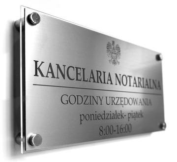 TABLICZKA Biuro Rachunkowe Dyrektor 295x145mm
