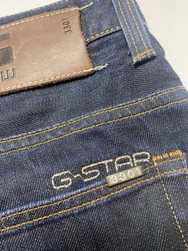 G-STAR RAW DENIM 3301 GSRD Spodnie Jeansy W34 L36