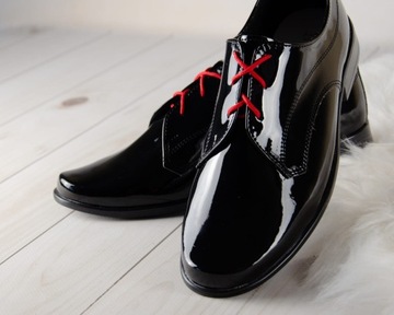 Туфли для причастия черные для мальчиков KBC-018 - 32