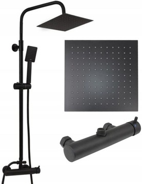 Душевой набор - душевая панель с тропическим душем 20 см.