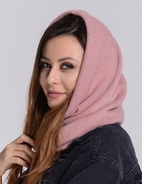 Зимний комплект ШАПКА+ЮБКА ФЛИС РОЗОВЫЙ K4