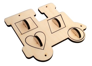 Puzzle do tablicy manipulacyjnej sensorycznej