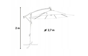 БОЛЬШОЙ РАСШИРЯЕМЫЙ РЕГУЛИРУЕМЫЙ САДОВЫЙ ЗОНТ ЗОНТ ДЛЯ САДОВОЙ ТЕРРАСЫ 24 LED