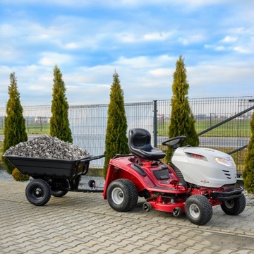 Садовый трейлер для косилки трактора Tipper Bogie-Trax большой 300 кг