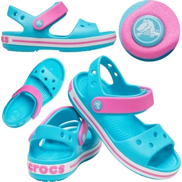 sandały dziecięce crocs sandałki na rzep szybkoschnące 19-20 C4