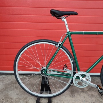 BALUMA Односкоростной городской велосипед Torpedo Bottle Green, размер 50