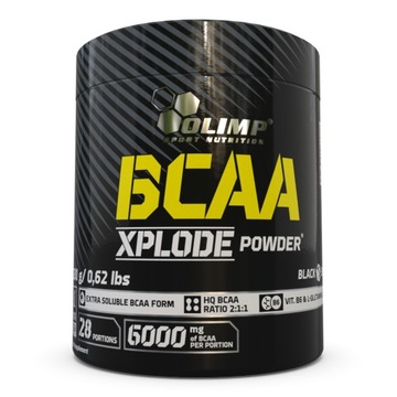 AMINOKWASY OLIMP BCAA BIALKO LEUCYNA WALINA XPLODE POWDER 280G - ORANGE