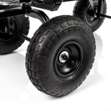 ТРАНСПОРТНЫЙ ГРУЗОВИК, САМОСВАЛ, тачка МЕТЕОР, вместительная, поворотная ось, большие колеса