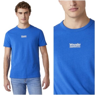 Męska koszulka t-shirt Wrangler SS SEAS LOGO TEE 2XL