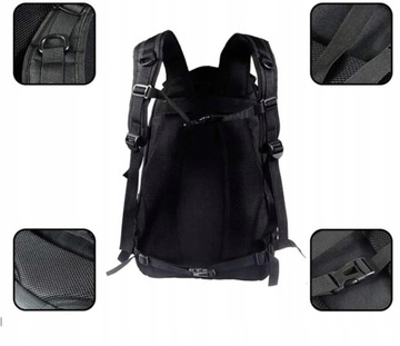 ХОРОШИЙ ВОЕННО-ТАТИЧЕСКИЙ РЮКЗАК 35 Л, ЧЕРНЫЙ