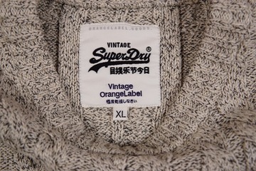 SUPERDRY JAPAN VINTAGE _ SWETER WARKOCZE _ L _ MEN _ 84% AKRYL