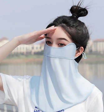 Summer Sun Protection Mask for Women Summer Breathable Face Cover Anti-UV